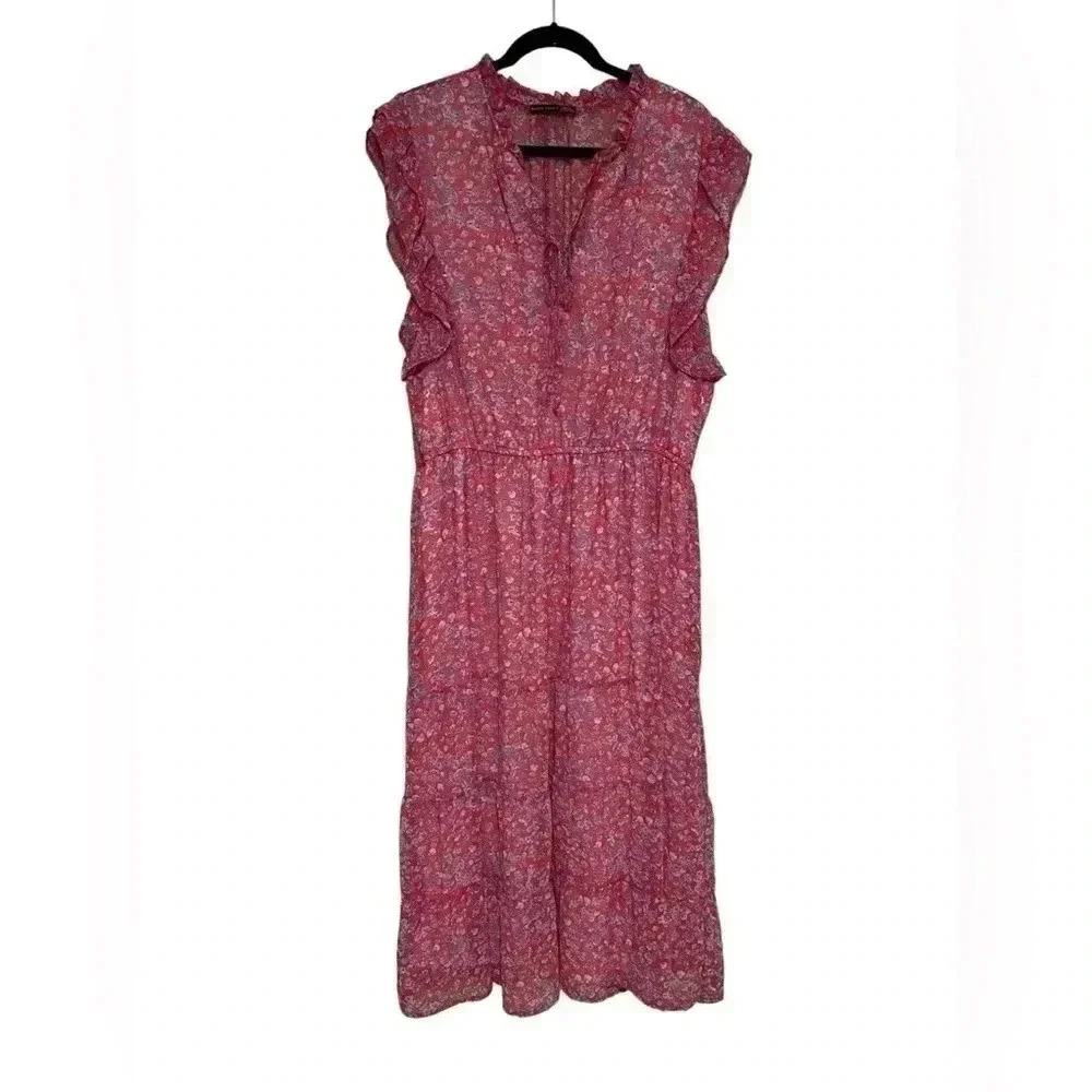 Black Tape Floral Maxi Dress Plus Size 2X
